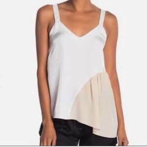 Tibi Silk Blend Two Tone Colorblock
Tank Camisole White Womens small 0